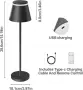 LED настолна лампа на батерия, USB-C зареждане и дистанционно, снимка 2