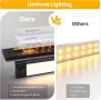 LED лампа за шкаф/гардероб (подсветка) за кухня и интериор, 98 LED, 42 см, регулируема яркост, снимка 3