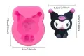 Санрио Kuromi Куроми sanrio силиконов молд форма фондан шоколад гипс сапун декор, снимка 2
