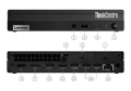 Компютър Lenovo M60E Tiny i5-1035G1 8GB 256GB NVMe SSD с до 24 МЕСЕЦА ГАРАНЦИЯ WINDOWS 11 PRO, снимка 4