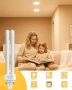 Нова G24D-2 18W 2 Pin Крушка 3000K 750lm CFL Енергоспестяваща 2 броя топла светлина, снимка 1