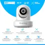 Amcrest 4MP ProHD вътрешна WiFi, охранителна IP камера с панорамиране, снимка 3