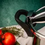 Тенджера под налягане Rosberg R51311A7, 7 литра, 2 капака, Индукция, Трислойно дъно, Инокс, снимка 5