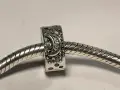 Оригинална сребърна гривна Pandora, снимка 4