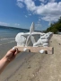 Закачалка за стена от дърво с морски декор , снимка 5