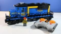 Лего Син Товарен Влак 60052 Lego City Blue Cargo Train, снимка 3