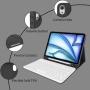 Нов Магнитен калъф с клавиатура за iPad Air 11 M4 M3 M2 UK Bluetooth кейс таблет, снимка 4