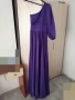 Дълга луксозна официална бална / вечерна / абитуриентска лилава рокля р-р XS - марка Actualee, снимка 12