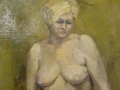 Авторска картина модел "Голо тяло" масло 70-те г, снимка 6