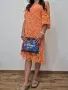 лятна рокля ръчно изработена  на една кука, снимка 8