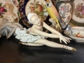 Wallendorf Germany  Circa 1960 Porcelain Ballerina - inspired by Swan Lake Лебедово езеро Код P2612, снимка 3