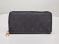 Louis Vuitton Дамско Черно Кожено Портмоне malkite-31341, снимка 2