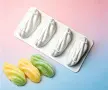 3D 4 Шам фъстък плодов десерт мус шоколад сладкиш силиконов молд формакорпусни десерти, снимка 3