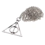 Колие с висулка Harry Potter Deathly Hallows (Даровете на Смъртта) – сребрист цвят 10070, снимка 10