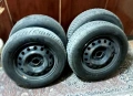 Продавам 4 бр,зимни гуми 195/65/15 с железни джанти за hyundai i30 67.1 ,5х114.3 180 евро , снимка 2