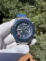 Hublot Big Bang Unico Мъжки Син Часовник С Кварцов Механизъм Код Chronolux43, снимка 3