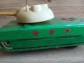 Стара ламаринена играчка USSR танк Norma., снимка 8