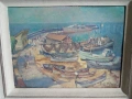 стара Картина художник Любо Иванов (1911–1974)  Любомир Иванов , снимка 1