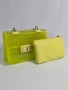 Нова дамска чанта Steve Madden Yellow Jelly с несесер, снимка 6