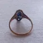 Уникален лот от пръстени със сапфири. Сребро с позлата., снимка 6
