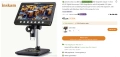 Дигитален микроскоп Inskam 7" HD IPS дисплей, 1200X увеличение, снимка 13