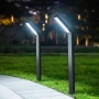 Соларни лампи за открито, водоустойчиви, 4 броя LED соларни градински лампи. За външна употреба., снимка 2
