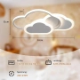 42W Smart LED Полилей, форма на облак, димируем 3000-6000K, снимка 6