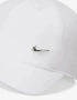 NIKE Dri-Fit Club Metal-Logo Cap White Бяла Шапка С Козирка И Метално Лого Код P2416, снимка 3