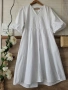 Бяла лятна рокля памучна материя , снимка 11