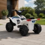 Детско акумулаторно ATV 6V 25W – Електрическо ATV с LED светлини за деца 1.5+ години, бяло, снимка 6