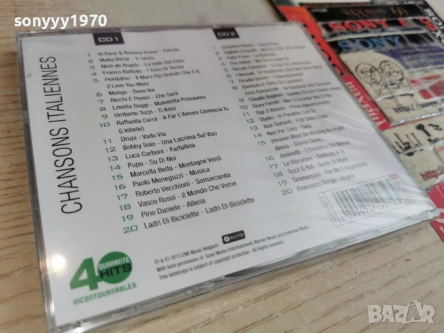 CHANSONS ITALIENNES 2CD 0804261719H2E6R, снимка 4 - CD дискове - 54136823