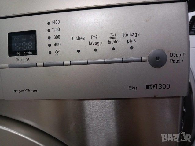 Иноксова пералня Сименс Siemens IQ 300 A+++ 8кг Made in Germany 2 години гаранция!, снимка 3 - Перални - 54706992