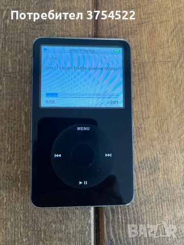 Apple iPod 5th Generation (A1136) 30GB - Black, снимка 2 - iPod - 55223329