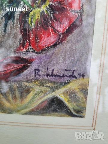 АВТОРСКИ картини с цветя( слънчогледи и макове), снимка 9 - Картини - 54169594