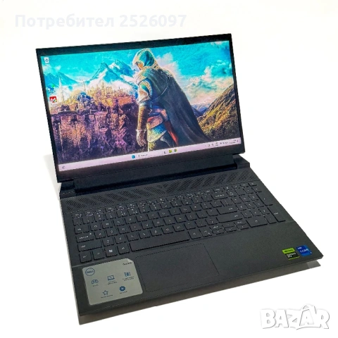 DELL G15/165Hz/i7-13650HX 24MB/RTX 4050/16GB DDR5/512GB NVMe, снимка 2 - Лаптопи за игри - 54667256