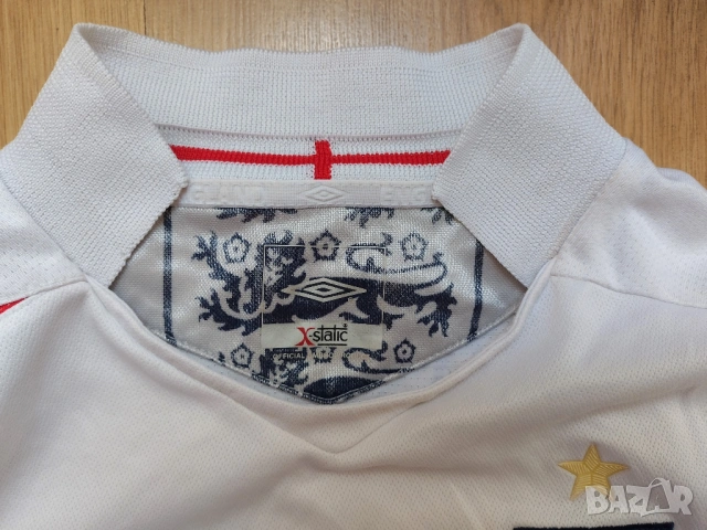 England / Umbro - футболна тениска на Англия, снимка 3 - Футбол - 54932152