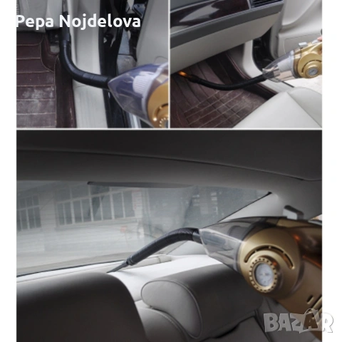 Преносима авто - прахосмукачка 100W AUTO CLEAN5B, снимка 2 - Прахосмукачки - 54606471