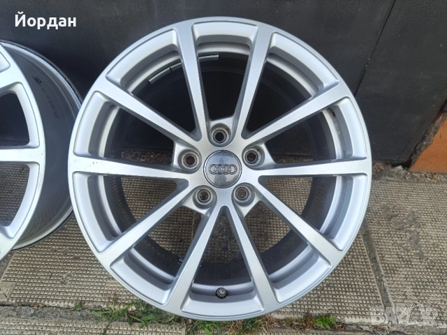 ОРИГИНАЛНИ джанти 17 ' цола 5x112 AUDI / АУДИ А4 А6 VW SKODA ET36, снимка 10 - Гуми и джанти - 54485957