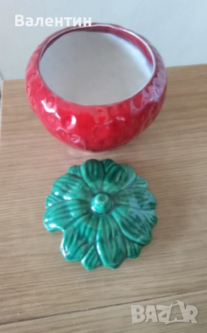 Интересен керамичен сервиз "Плодове", снимка 10 - Сервизи - 54137804