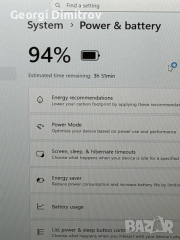 Dell XPS 9315 Intel i7-1250U/16RAM/512SSD/Iris XE Graphics/Full HD+, снимка 7 - Лаптопи за работа - 54984218