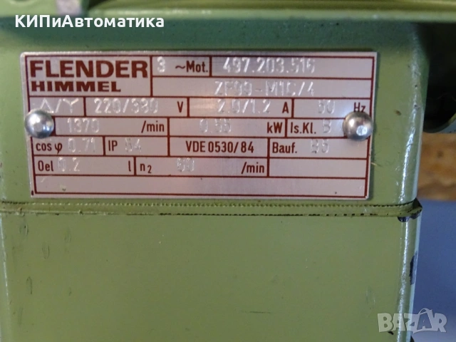мотор редуктор Flender Himmel ZF90-M1C/4 Industrial Gear Motor 0.55kW, снимка 2 - Резервни части за машини - 54580220