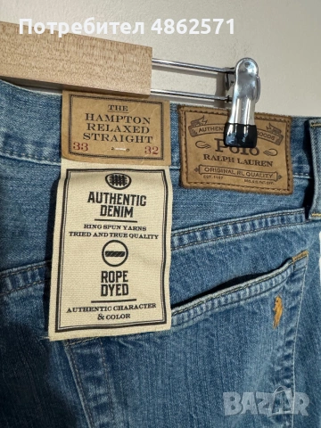 Polo Ralph Lauren Hampton Relaxed Straight Jean., снимка 4 - Дънки - 55202000