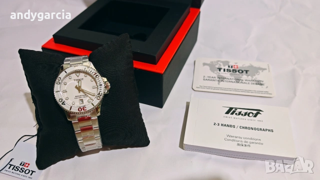 Tissot Seastar T120.210.11.011.00  Дамски часовник Starfish чисто нов с кутия книжки 100% оригинален, снимка 4 - Дамски - 54880882