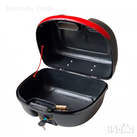Куфар за мотор Mercado Trade, 2088, Черен, снимка 3 - Аксесоари и консумативи - 55287581