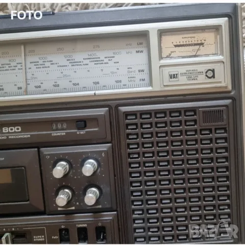Grundig RR 800 radio, снимка 4 - Радиокасетофони, транзистори - 55467413