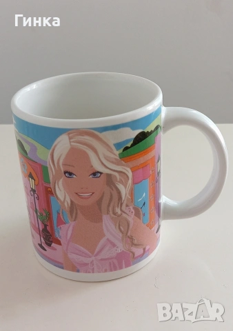 Barbie порцеланова чаша , снимка 4 - Чаши - 54620071