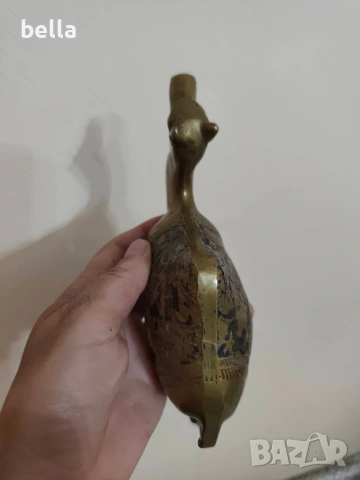Масивна плътна бронзова фигура на камила , снимка 5 - Антикварни и старинни предмети - 54878399