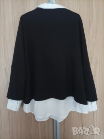 Макси блуза тип риза , снимка 5 - Блузи с дълъг ръкав и пуловери - 53955614