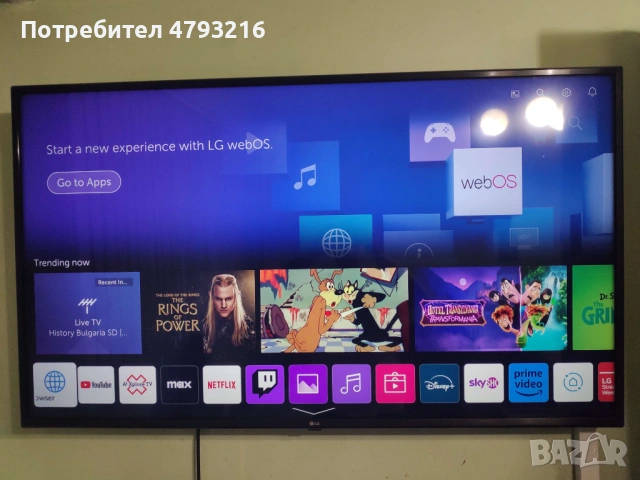 Телевизор LED Smart LG, 55" (139 см), 55UM7100PLB, 4K Ultra HD