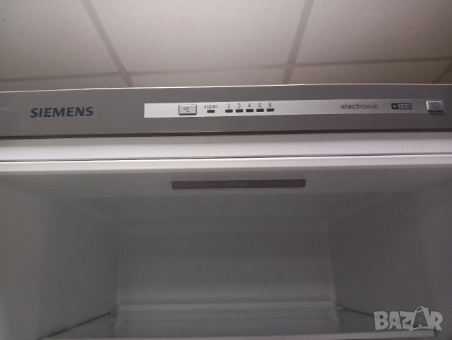 Иноксов комбиниран хладилник с фризер Сименс Siemens А+++ с две години гаранция!, снимка 6 - Хладилници - 53908216